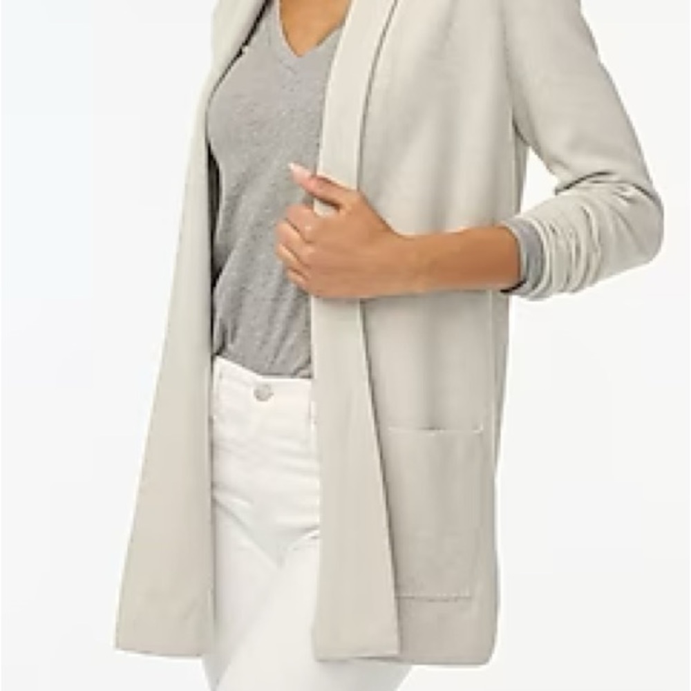 J.Crew Factory Chelsea Sweater Blazer in Heather Dove